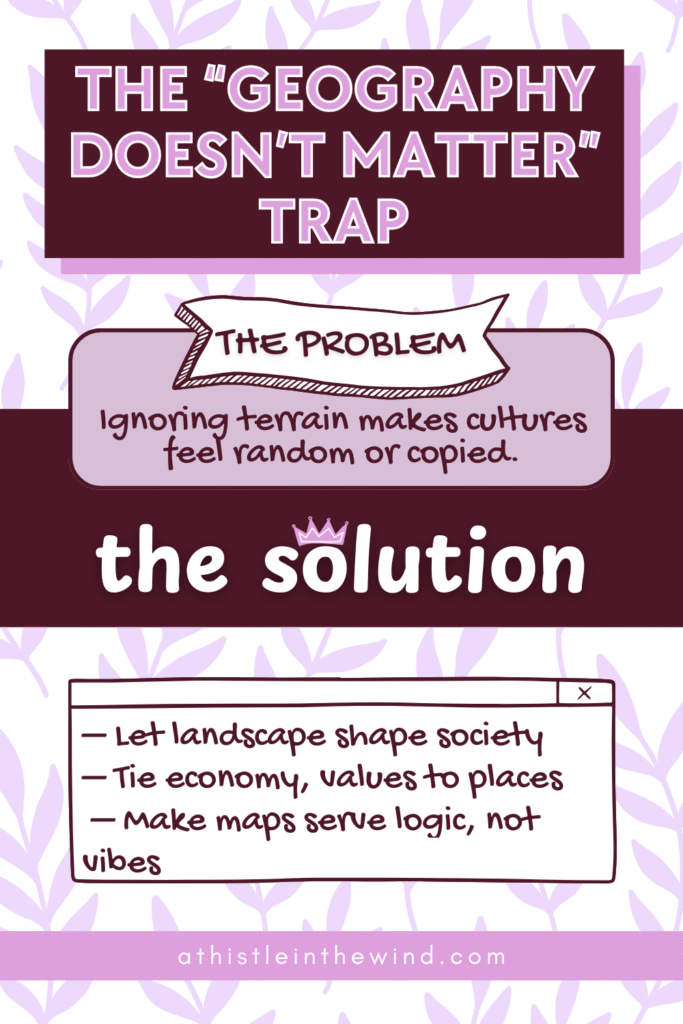 the "geography doesn't matter" trap