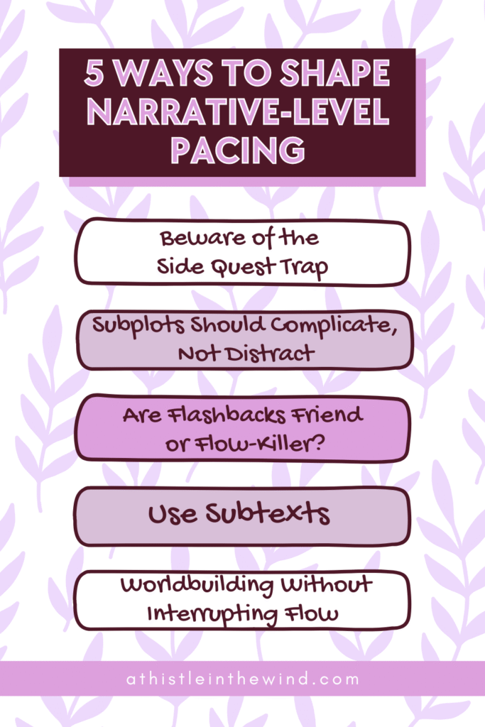 5 Ways to Shape Narrative-Level Pacing