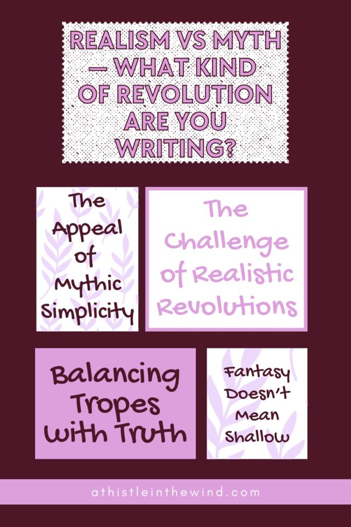 Realism vs Myth — What Kind of Revolution Are You Writing