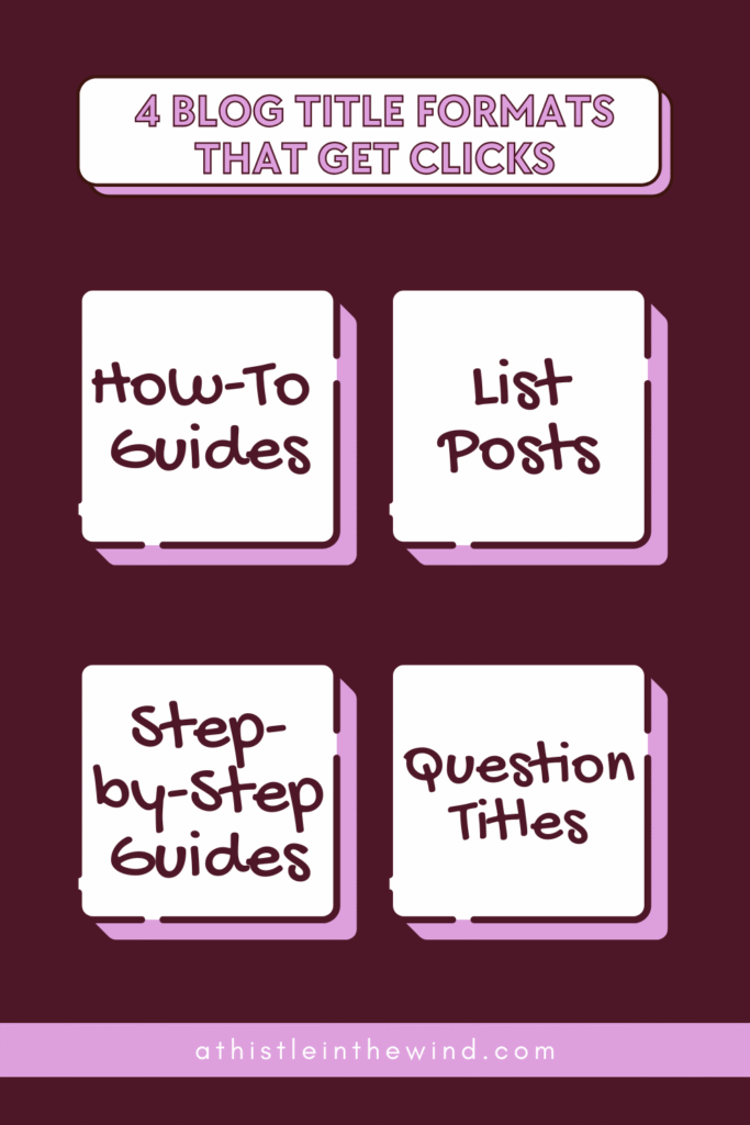 4 Blog Title Formats That Get Clicks