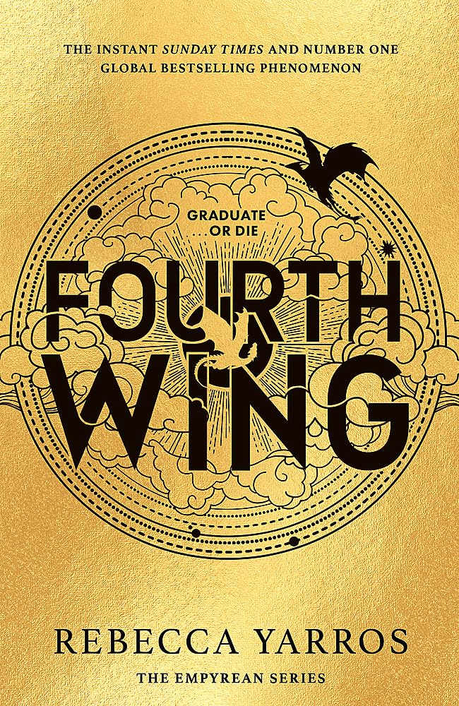 Cover of Fourth Wing by Rebecca Yarros - What I Read in May