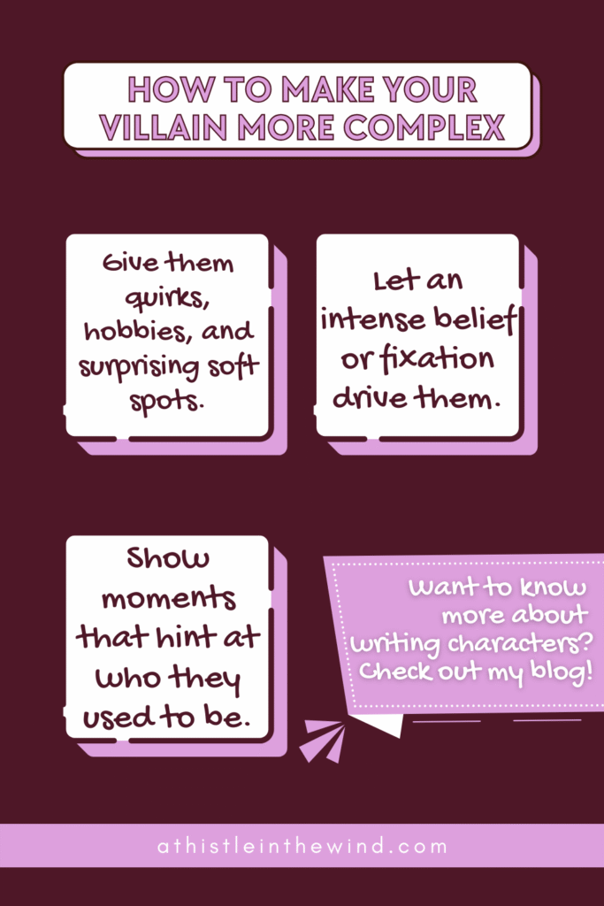 Adding Complexity to Your Villain