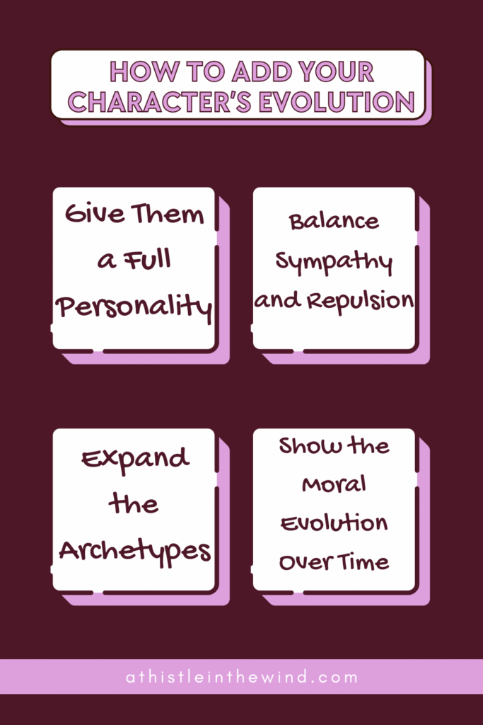 how to add your character’s evolution