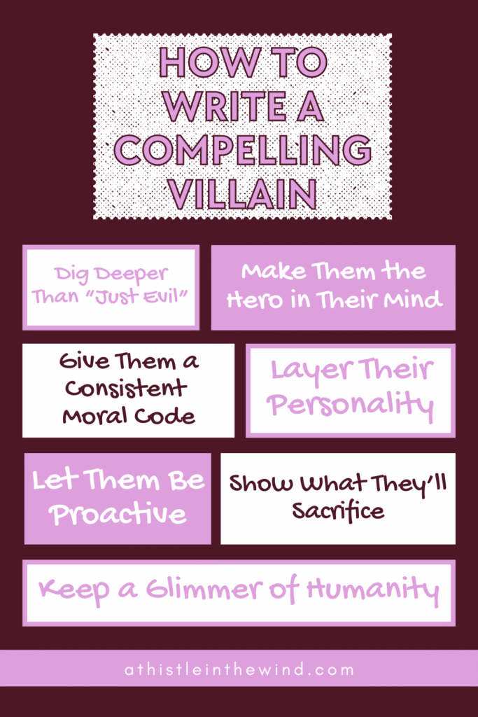 How to Write a Compelling Villain