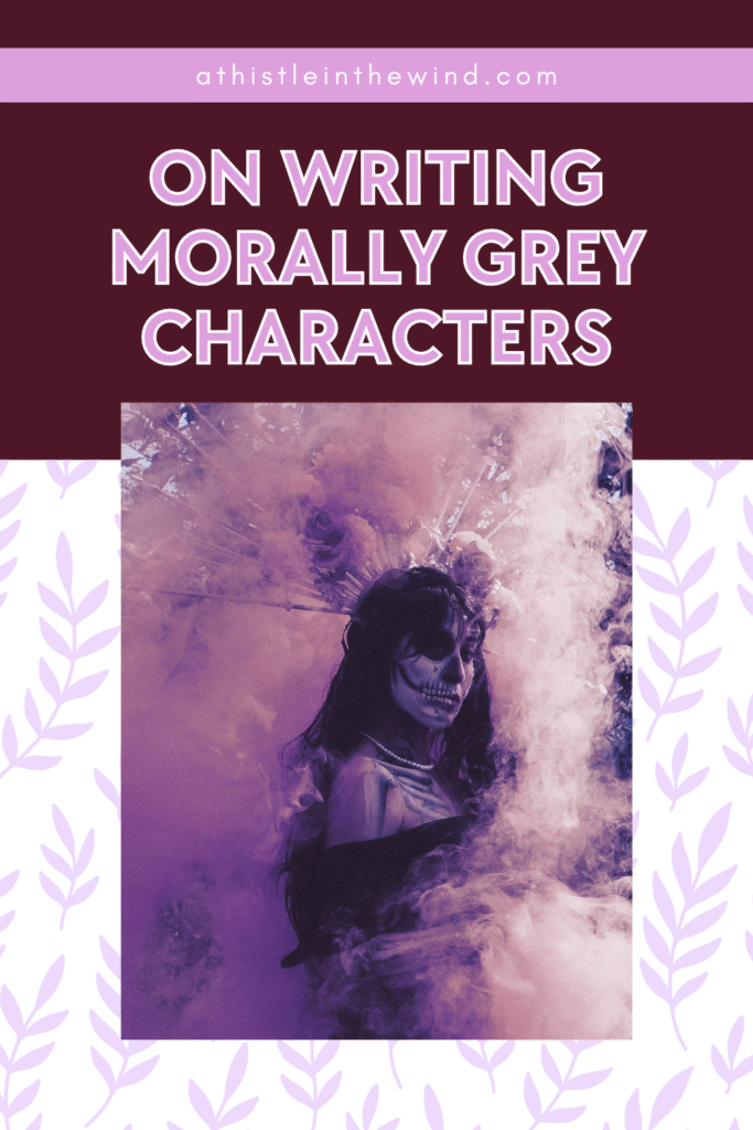 cover of on writing morally grey characters