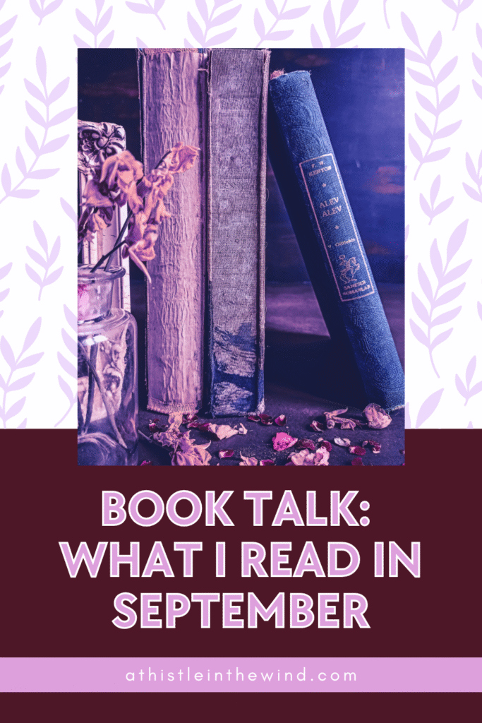 book talk: what i read in september