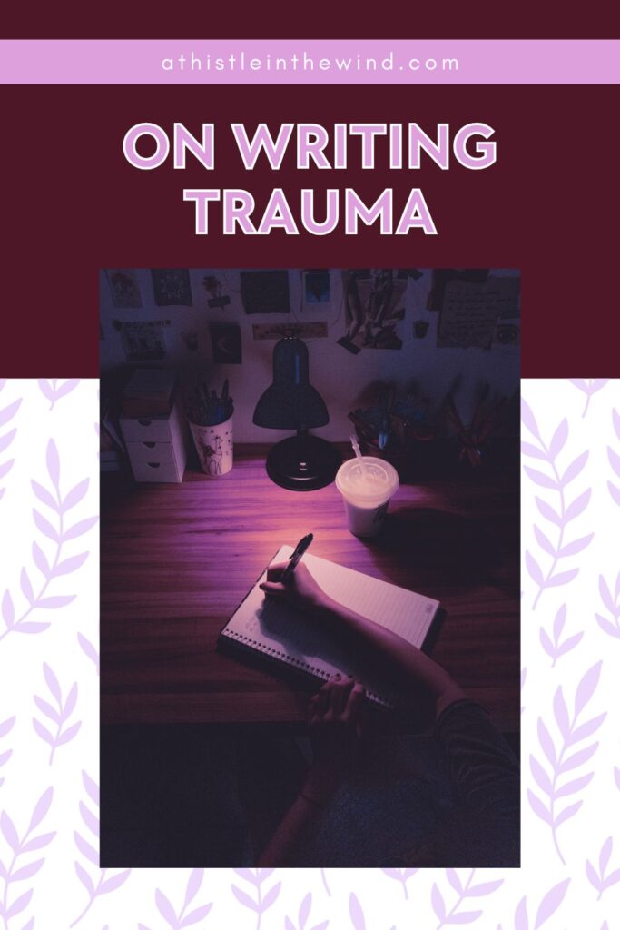 cover of on writing trauma