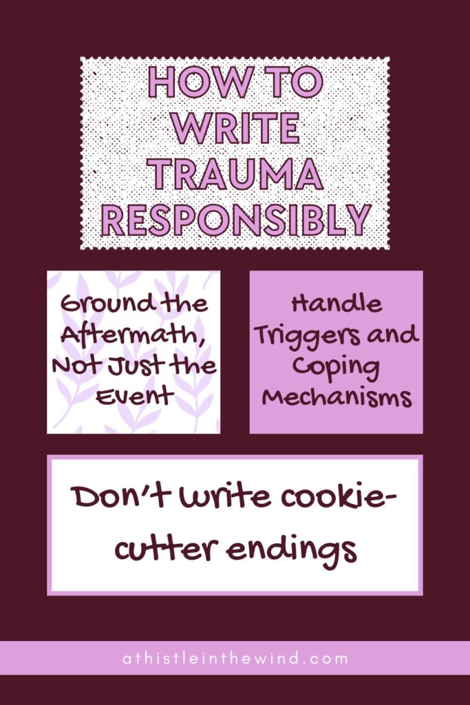 how to write trauma responsibly