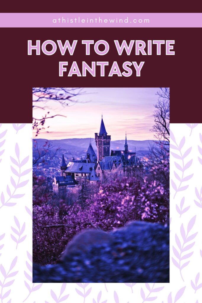 cover of how to write fantasy