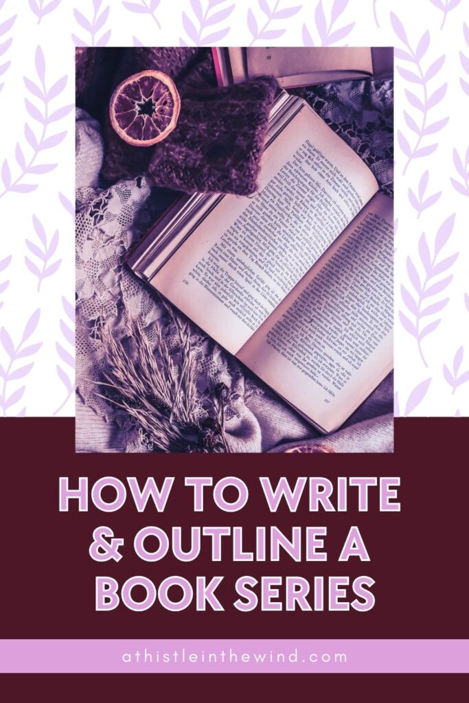 how to write & outline a book series