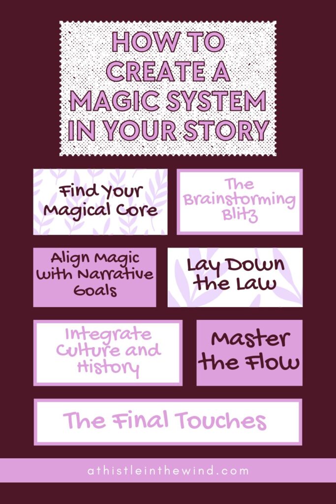 how to create a magic system in your story