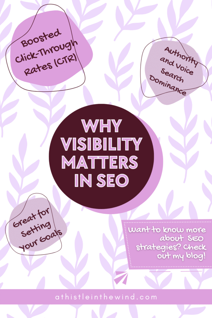Why Visibility Matters in SEO - optimize your blog posts