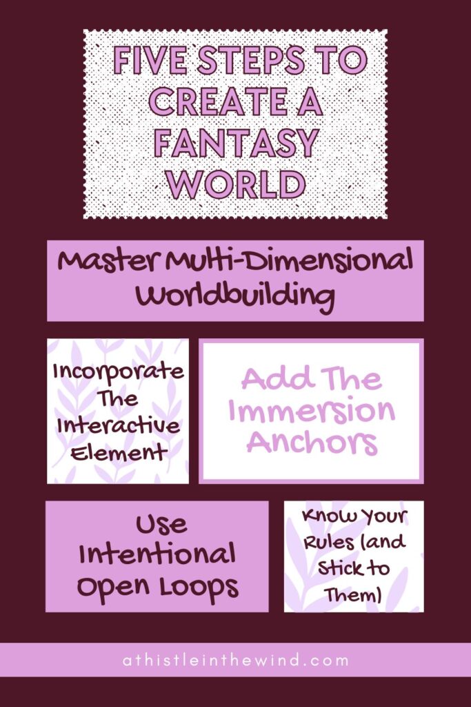 five elements to create a fantasy world