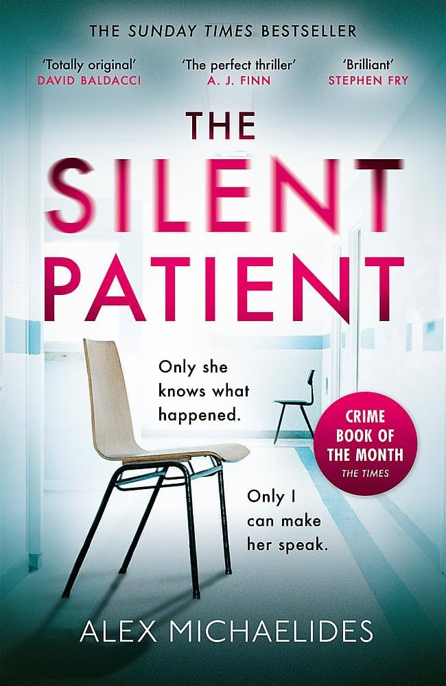 cover of the silent patient by alex michaelides