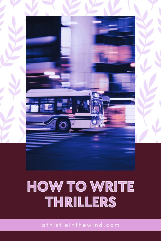 cover of how to write thrillers