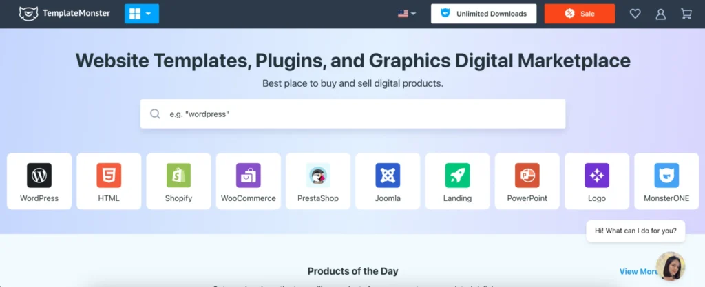 a look at template monster