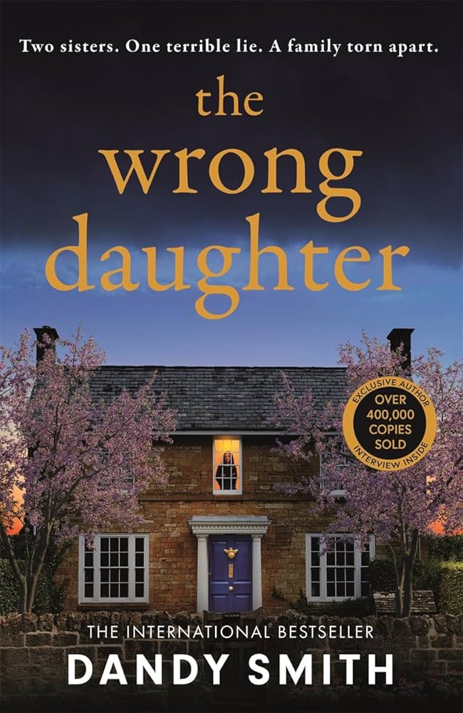 The Wrong Daughter by Dandy Smith cover - February reading list