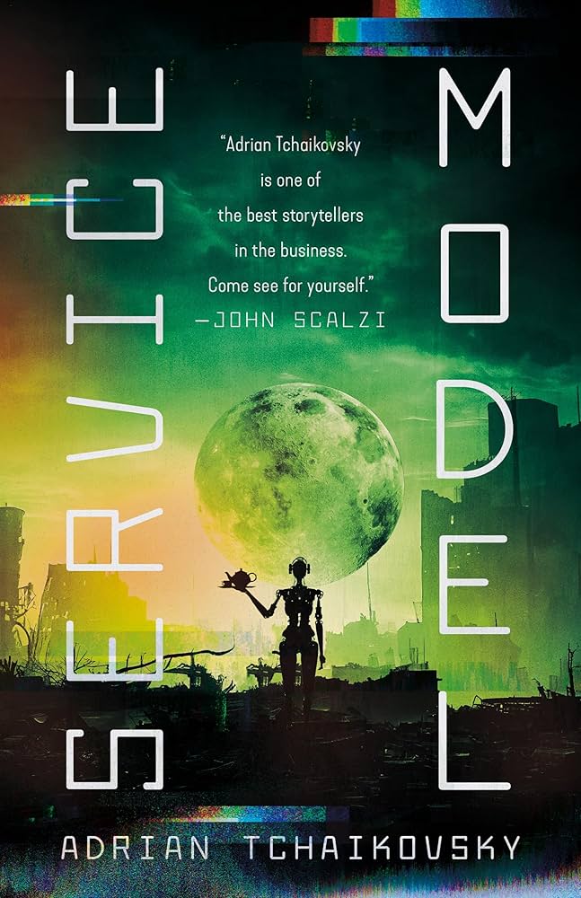 Service Model by Adrian Tchaikovsky cover - February reading list